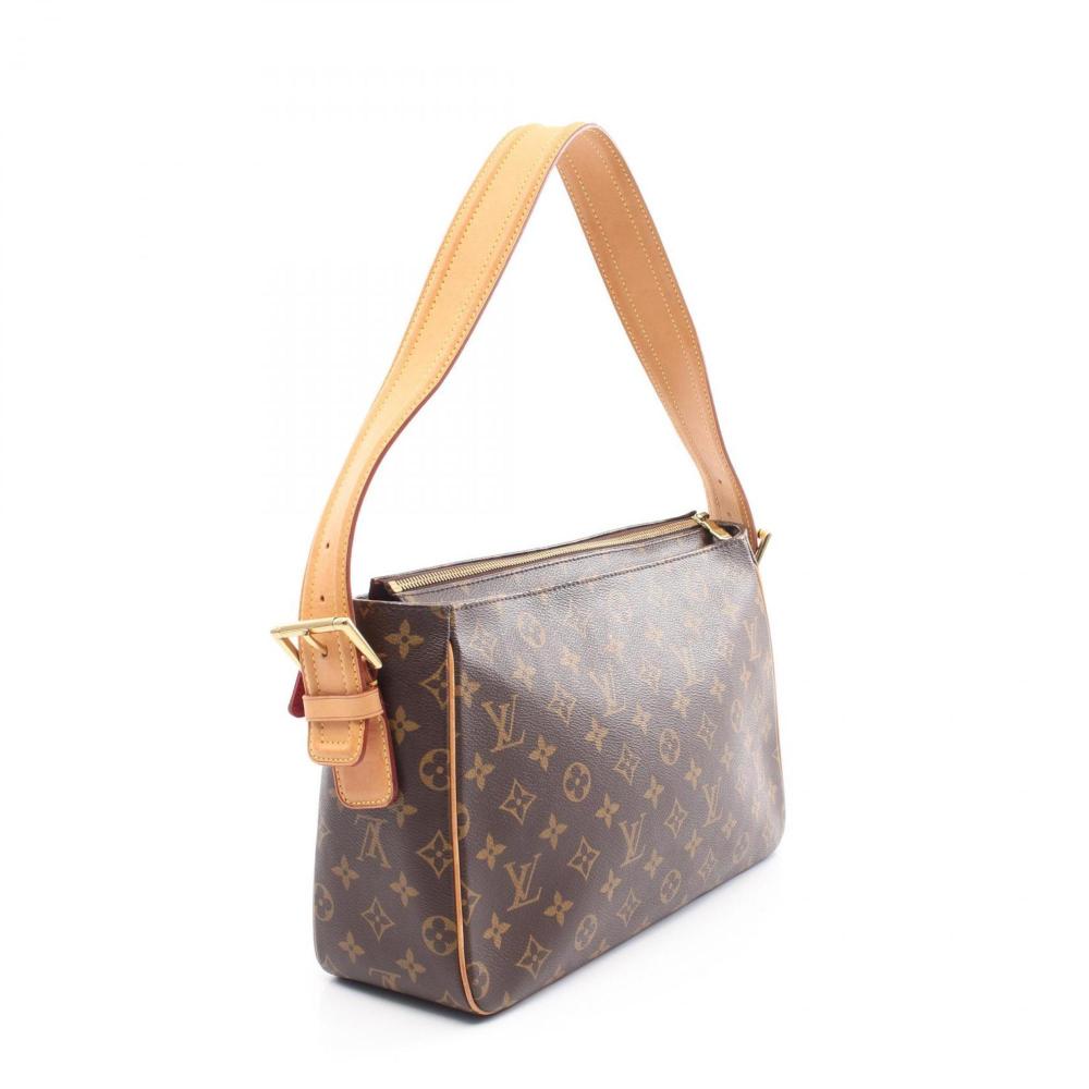 Brown Canvas Louis Vuitton Shoulder Bags