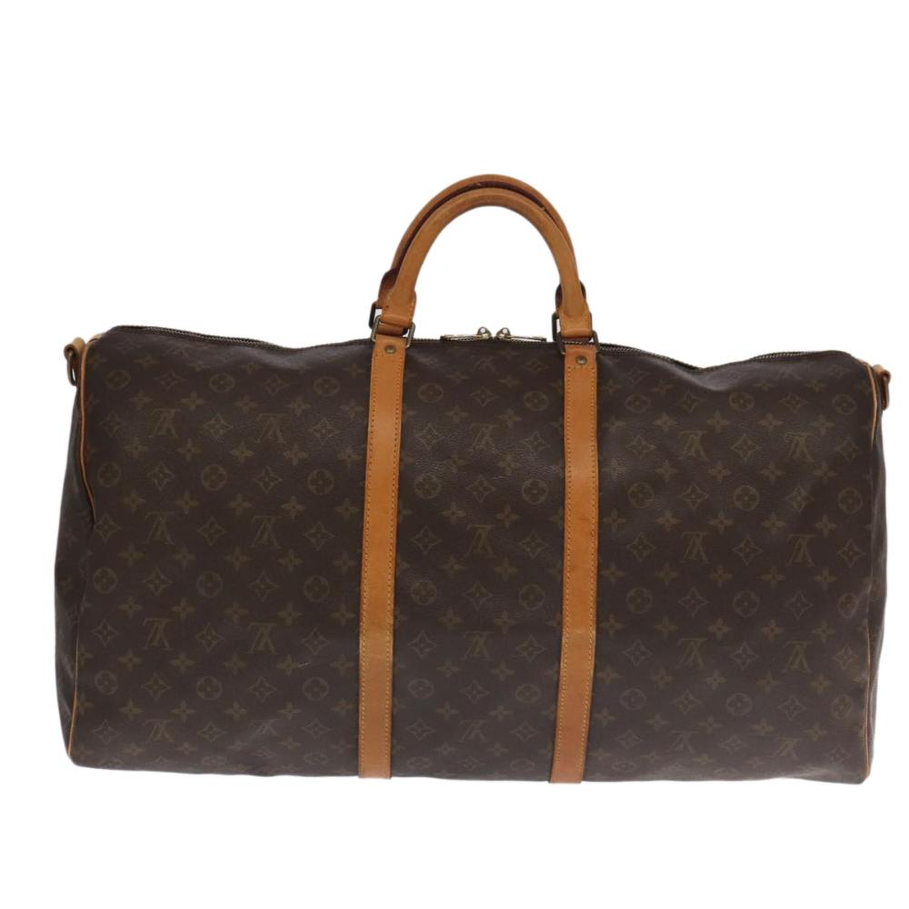 Brown Canvas Louis Vuitton Keepall