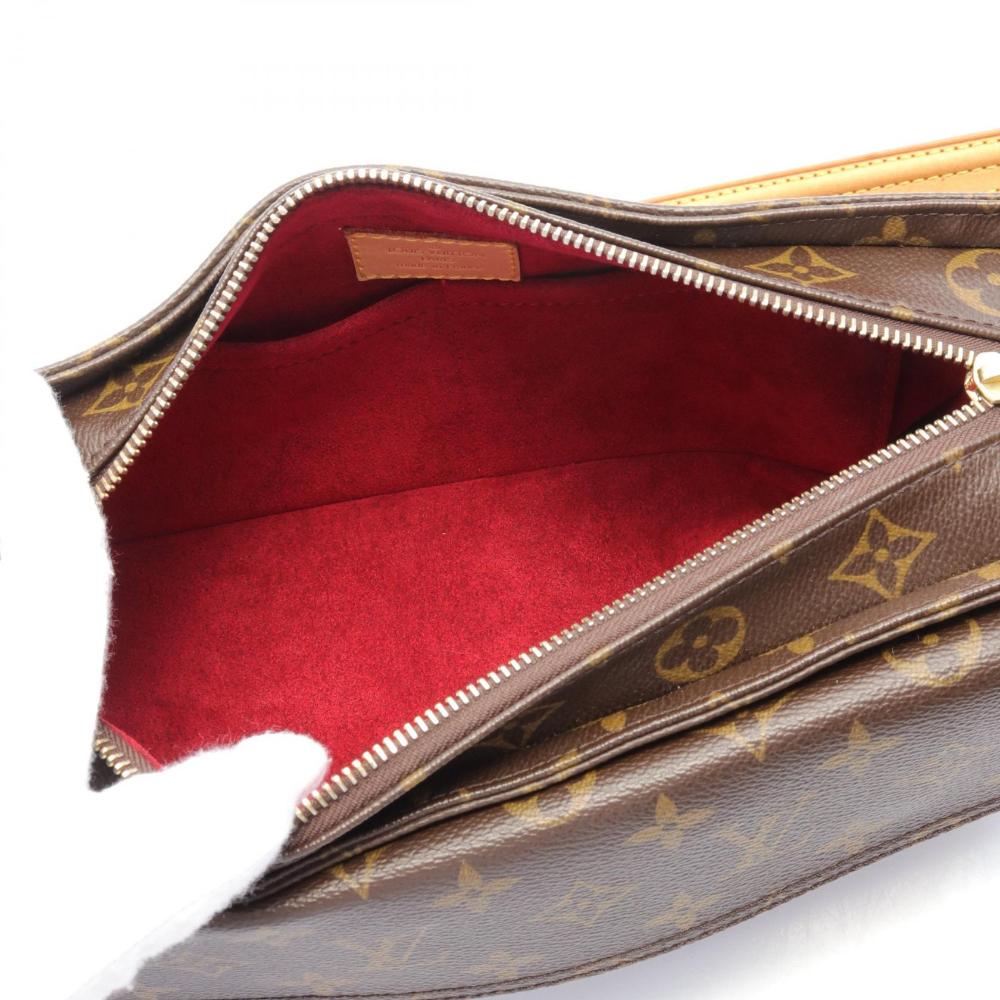 Brown Canvas Louis Vuitton Shoulder Bags
