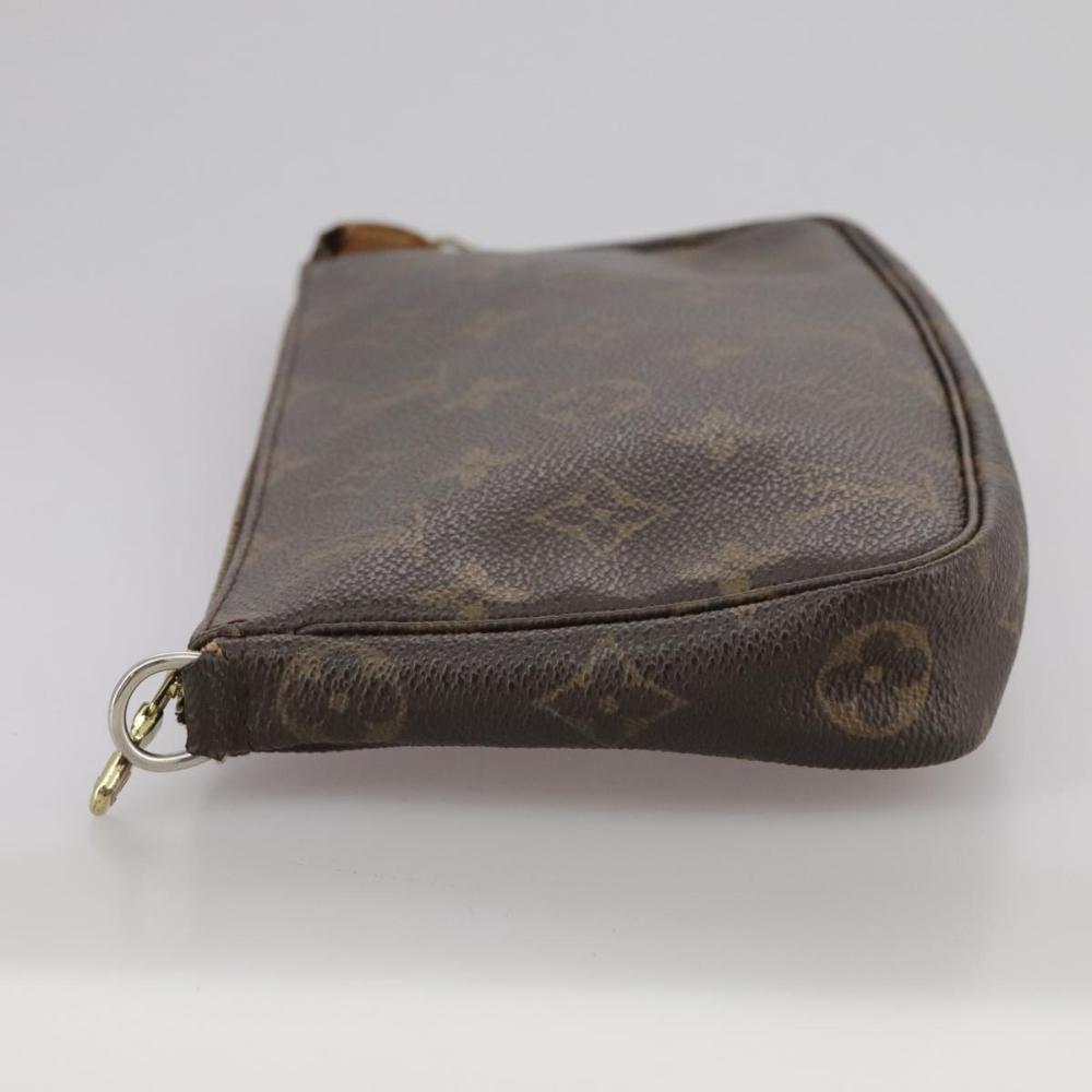 Brown Canvas Louis Vuitton Pochette Accessoires