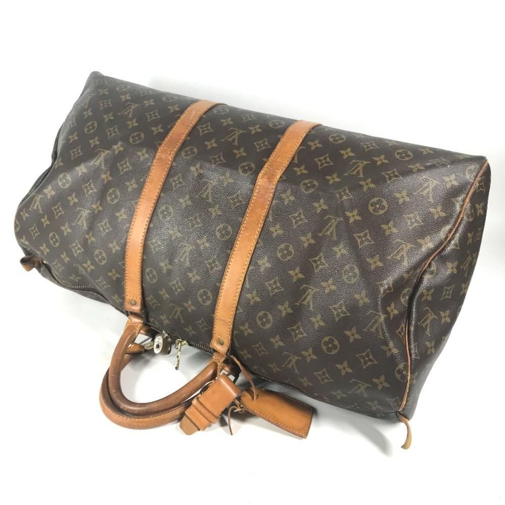 Brown Canvas Louis Vuitton Keepall