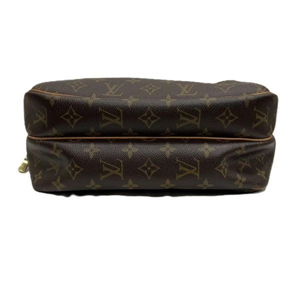 Brown Canvas Louis Vuitton Reporter