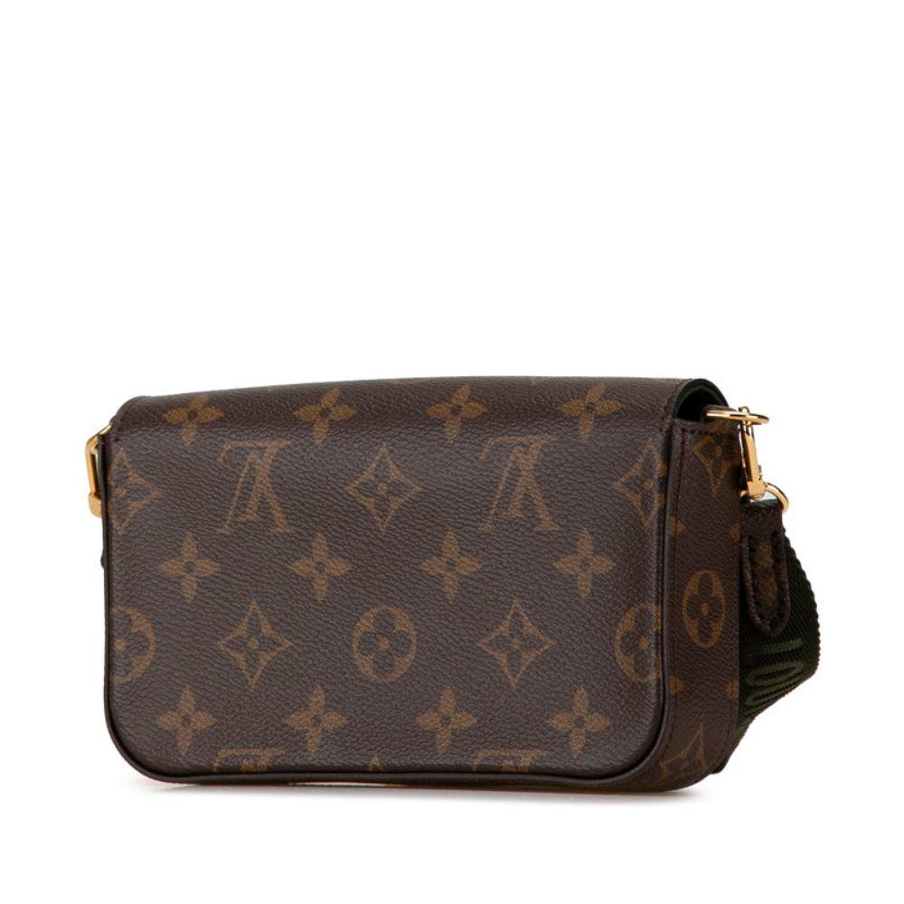 Brown Canvas Louis Vuitton Pochette Felicie