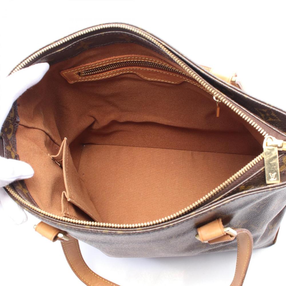 Brown Canvas Louis Vuitton Cabas