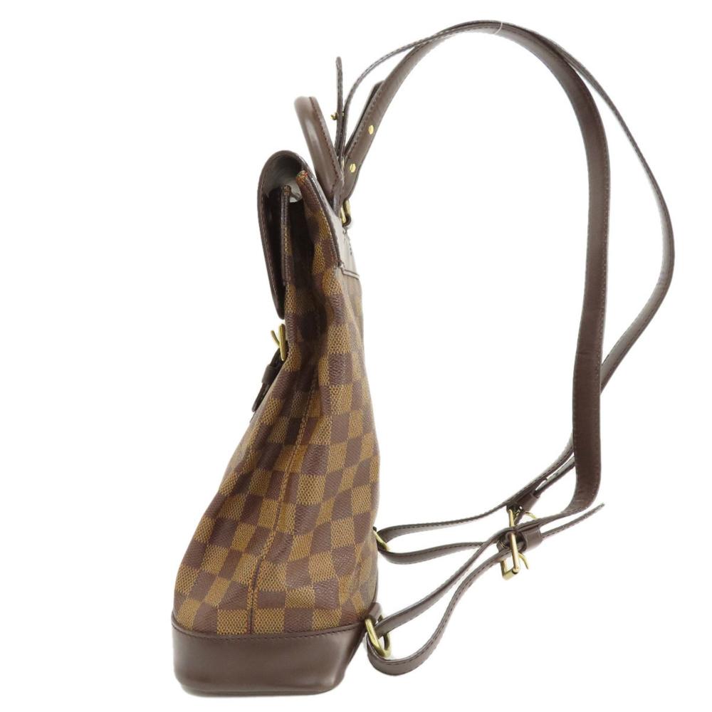 Brown Canvas Louis Vuitton Backpack