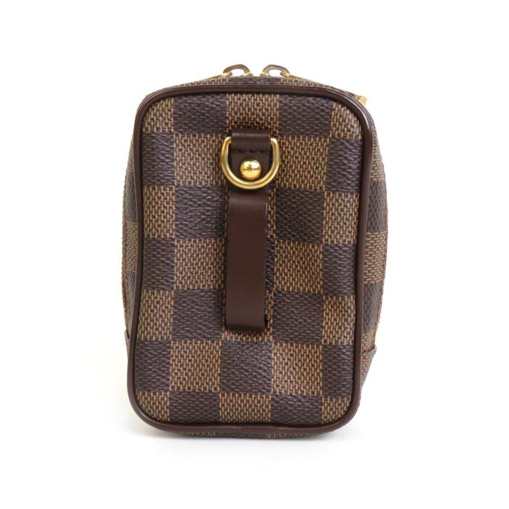 Brown Canvas Louis Vuitton Pouch