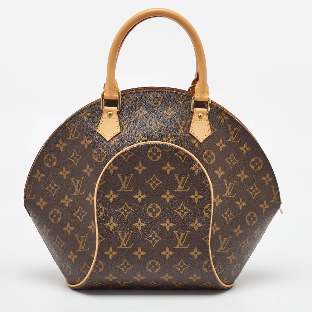 Brown Canvas Louis Vuitton Ellipse