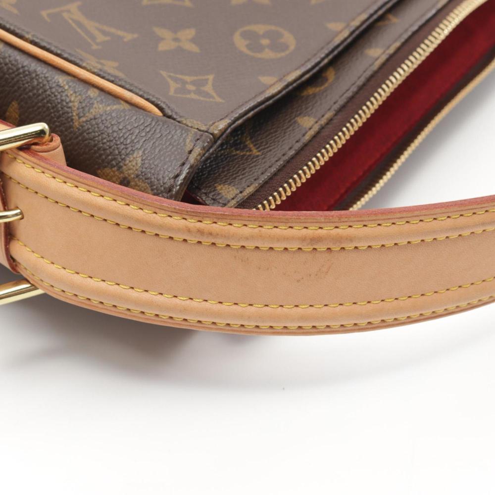 Brown Canvas Louis Vuitton Handbag