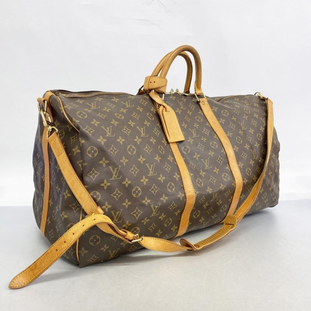 Brown Canvas Louis Vuitton Keepall