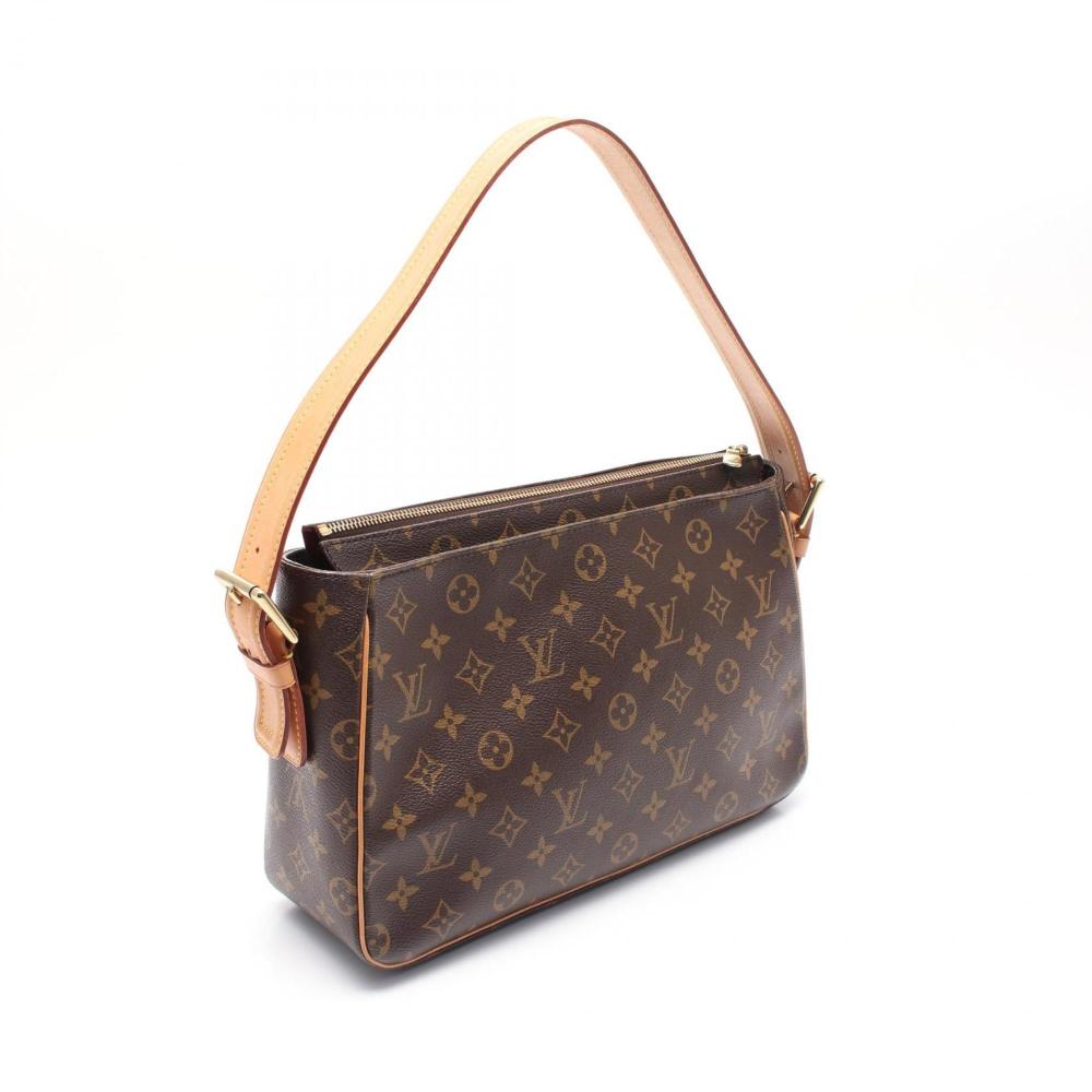 Brown Canvas Louis Vuitton Shoulder Bags