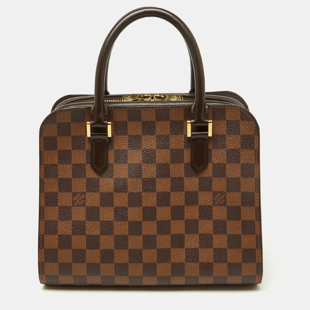 Brown Canvas Louis Vuitton Handbag