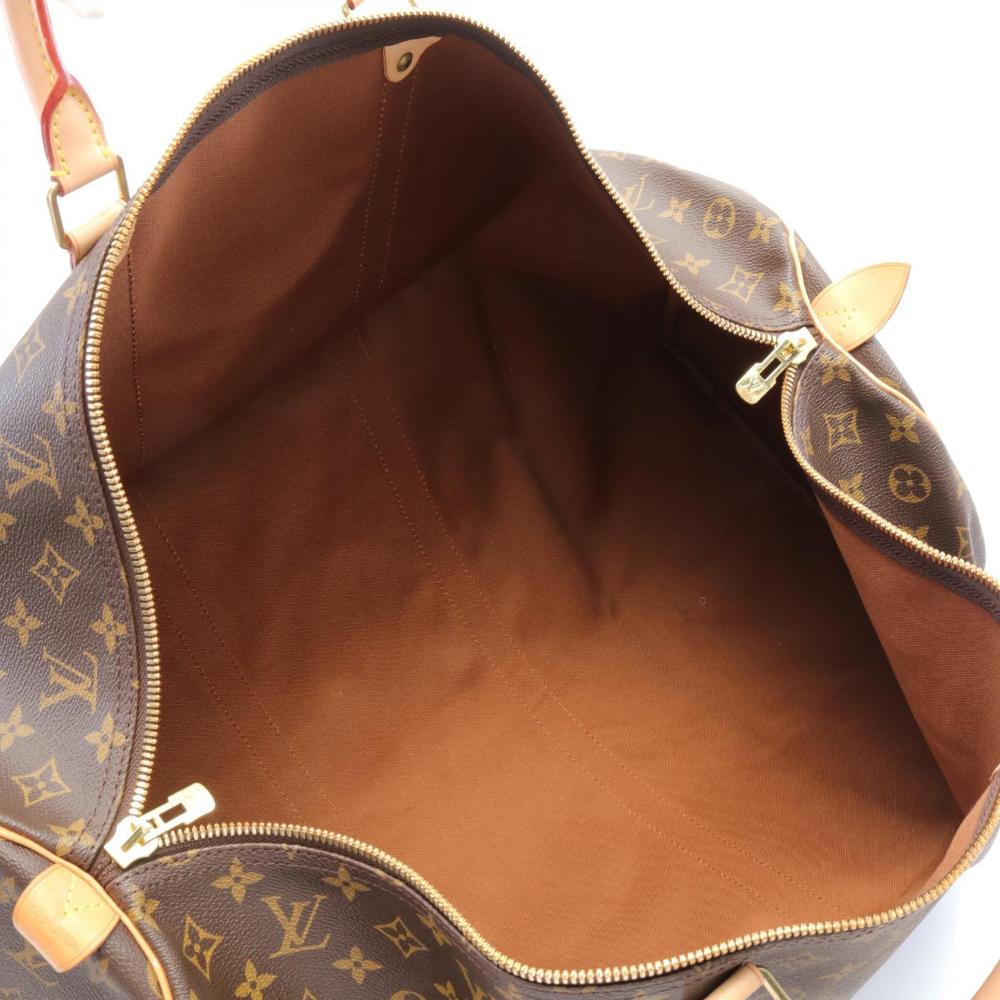 Brown Canvas Louis Vuitton Keepall