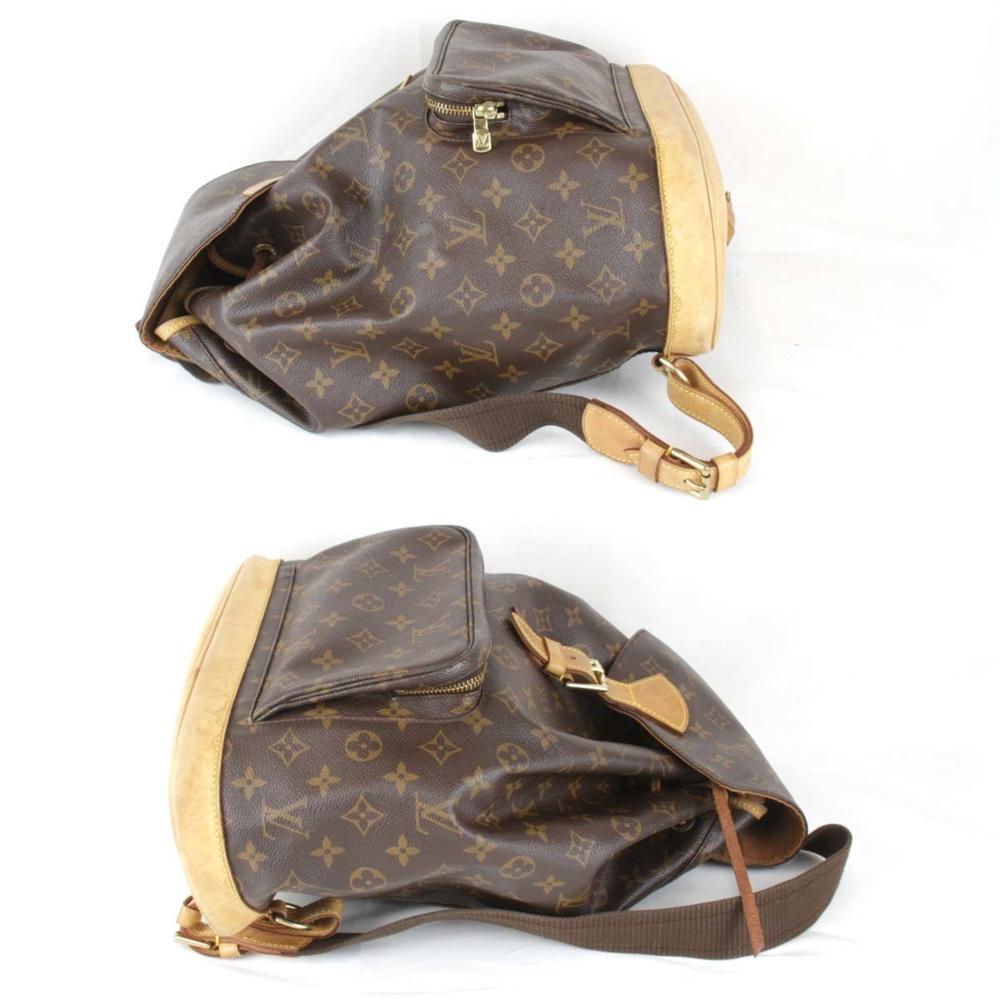 Brown Canvas Louis Vuitton Montsouris
