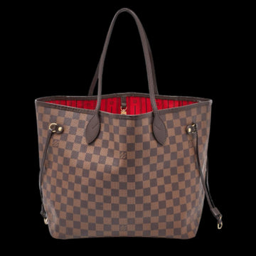 Brown Coated Canvas Louis Vuitton Neverfull