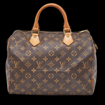 Brown Coated Canvas Louis Vuitton Speedy