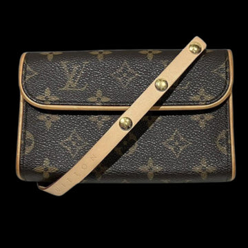 Brown Fabric Louis Vuitton Florentine Pochette