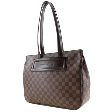 Brown Fabric Louis Vuitton Parioli