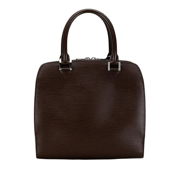 Brown Leather Louis Vuitton Pont Neuf