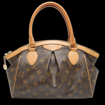 Brown Plastic Louis Vuitton Handbag