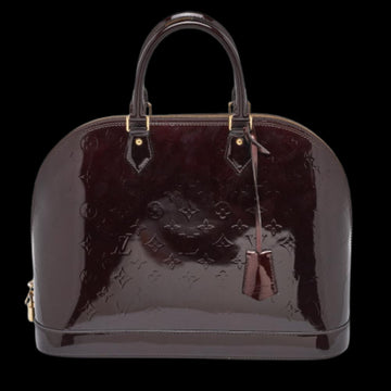 Burgundy Fabric Louis Vuitton Alma