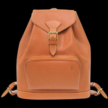 Gold Leather Louis Vuitton Montsouris