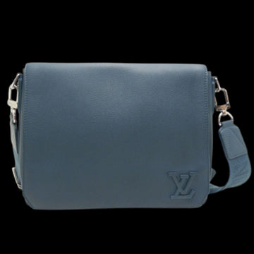 Navy Leather Louis Vuitton Shoulder Bags
