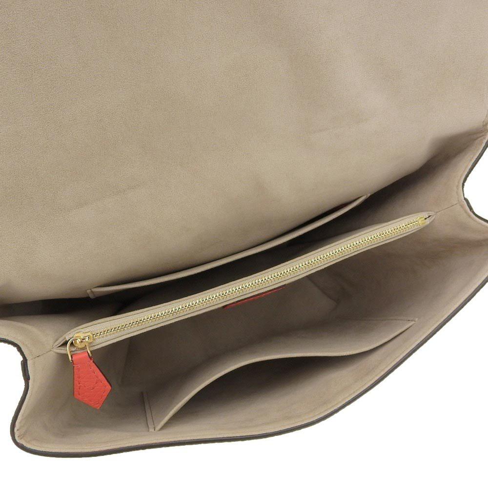 Orange Fabric Louis Vuitton Handbag