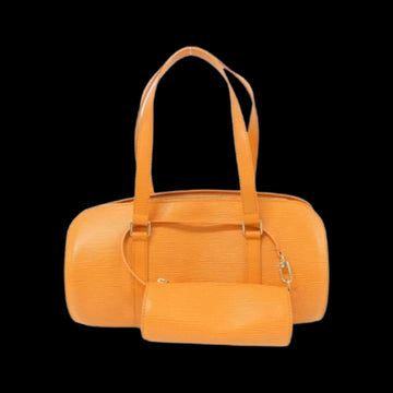 Orange Leather Louis Vuitton Soufflot