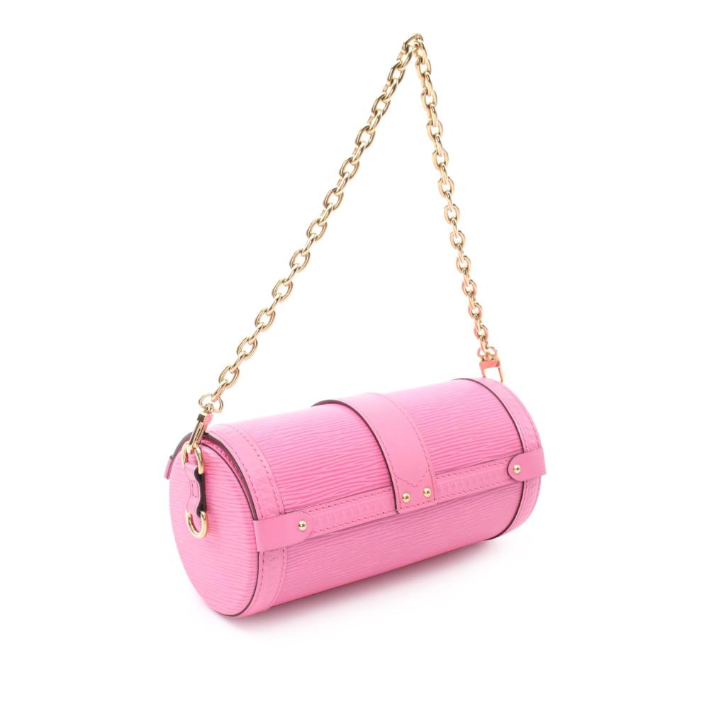 Pink Leather Louis Vuitton Papillon