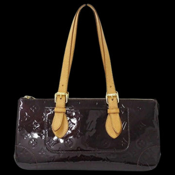 Purple Fabric Louis Vuitton Handbag