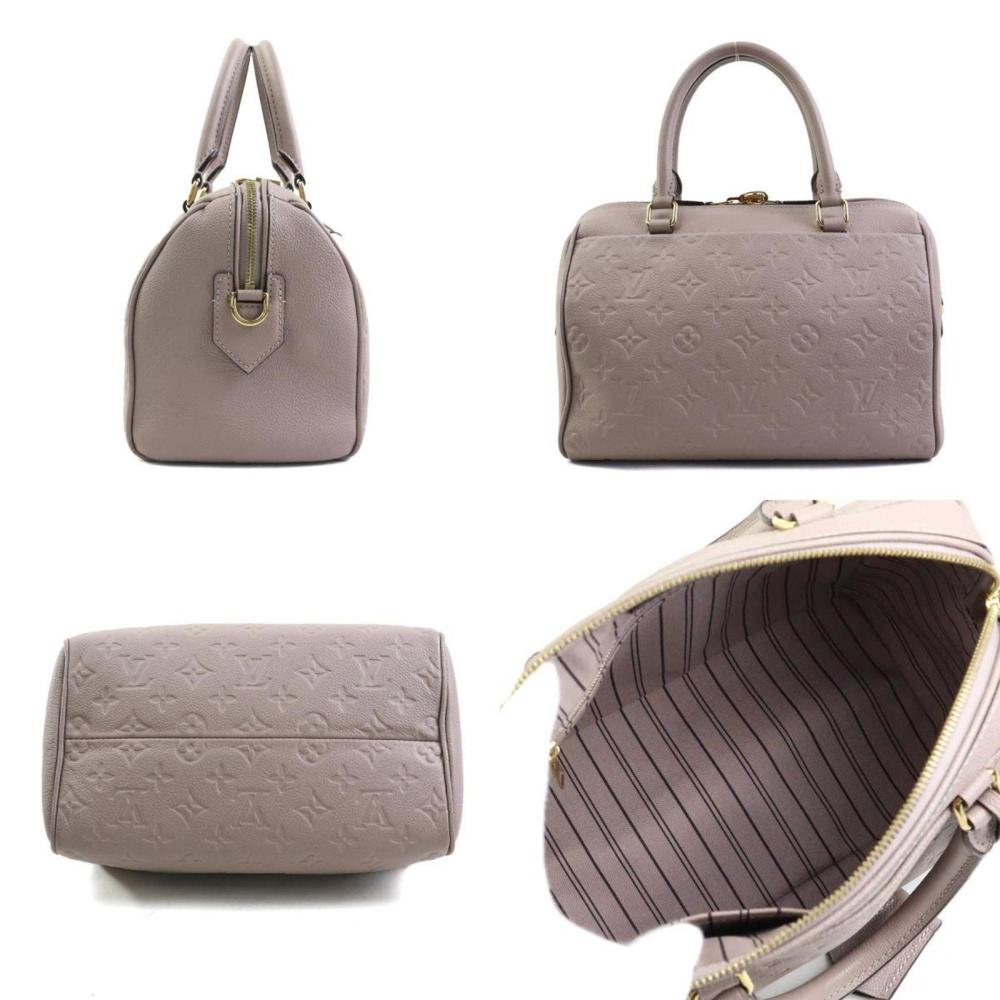 Purple Fabric Louis Vuitton Handbag