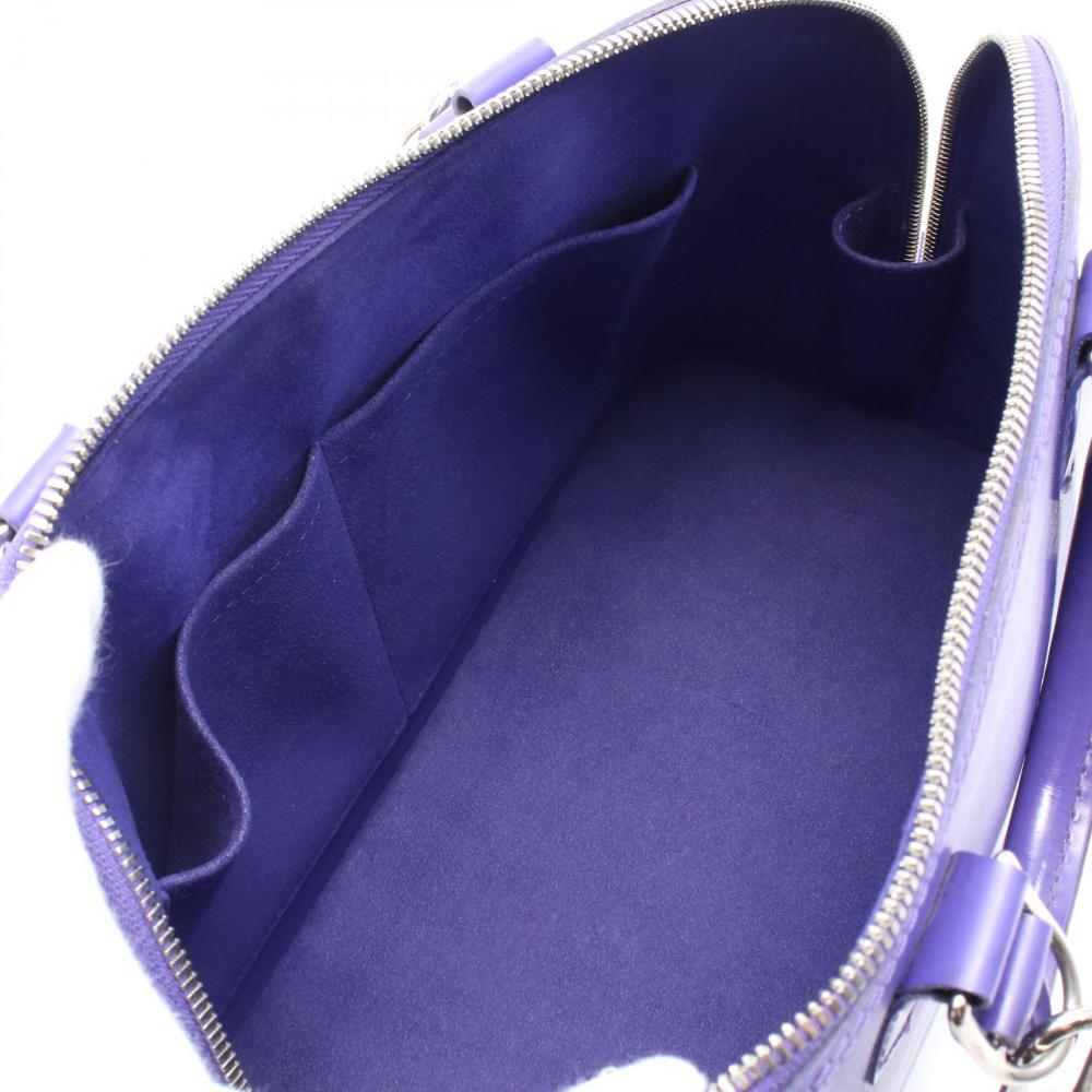 Purple Leather Louis Vuitton Alma