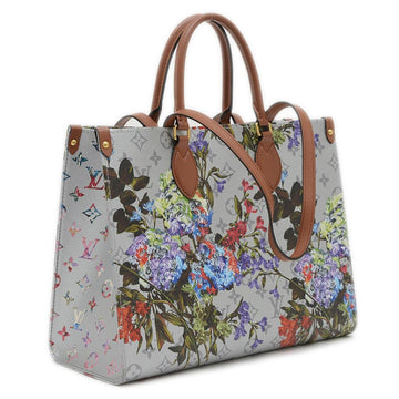 Silver Canvas Louis Vuitton Tote