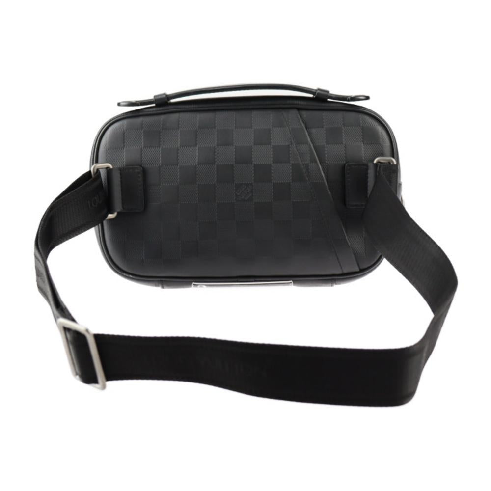 Silver Fabric Louis Vuitton Belt Bags