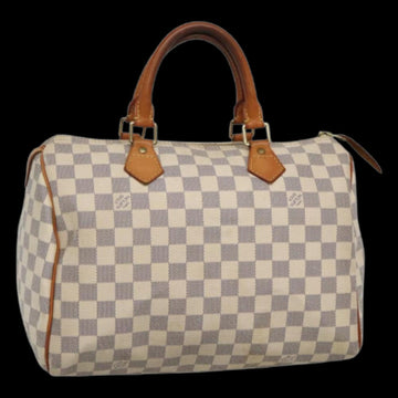 White Canvas Louis Vuitton Speedy