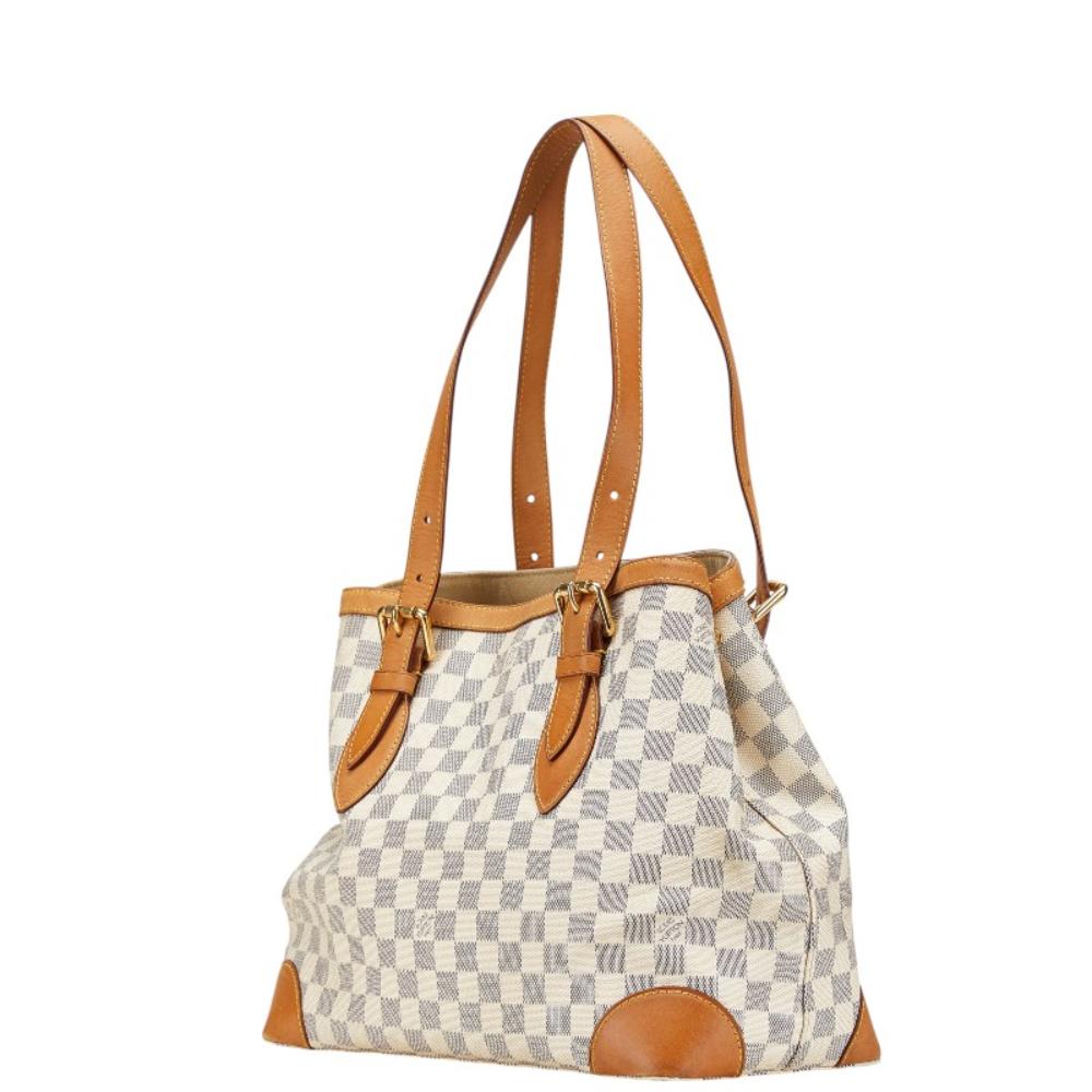White Canvas Louis Vuitton Hampstead