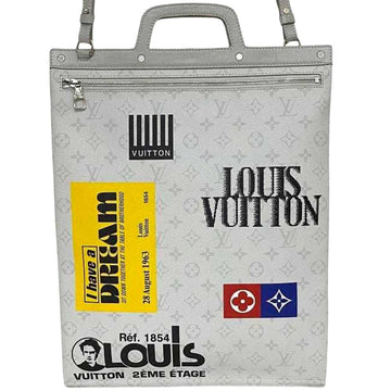 White Canvas Louis Vuitton Cabas