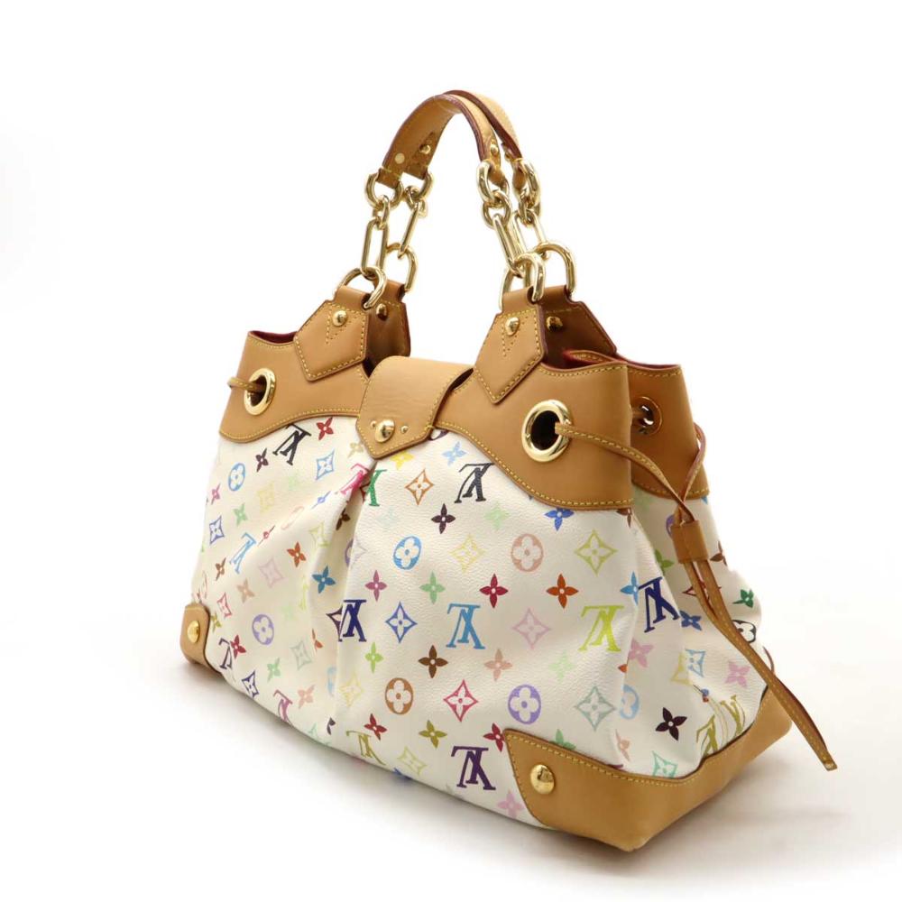 White Canvas Louis Vuitton Ursula