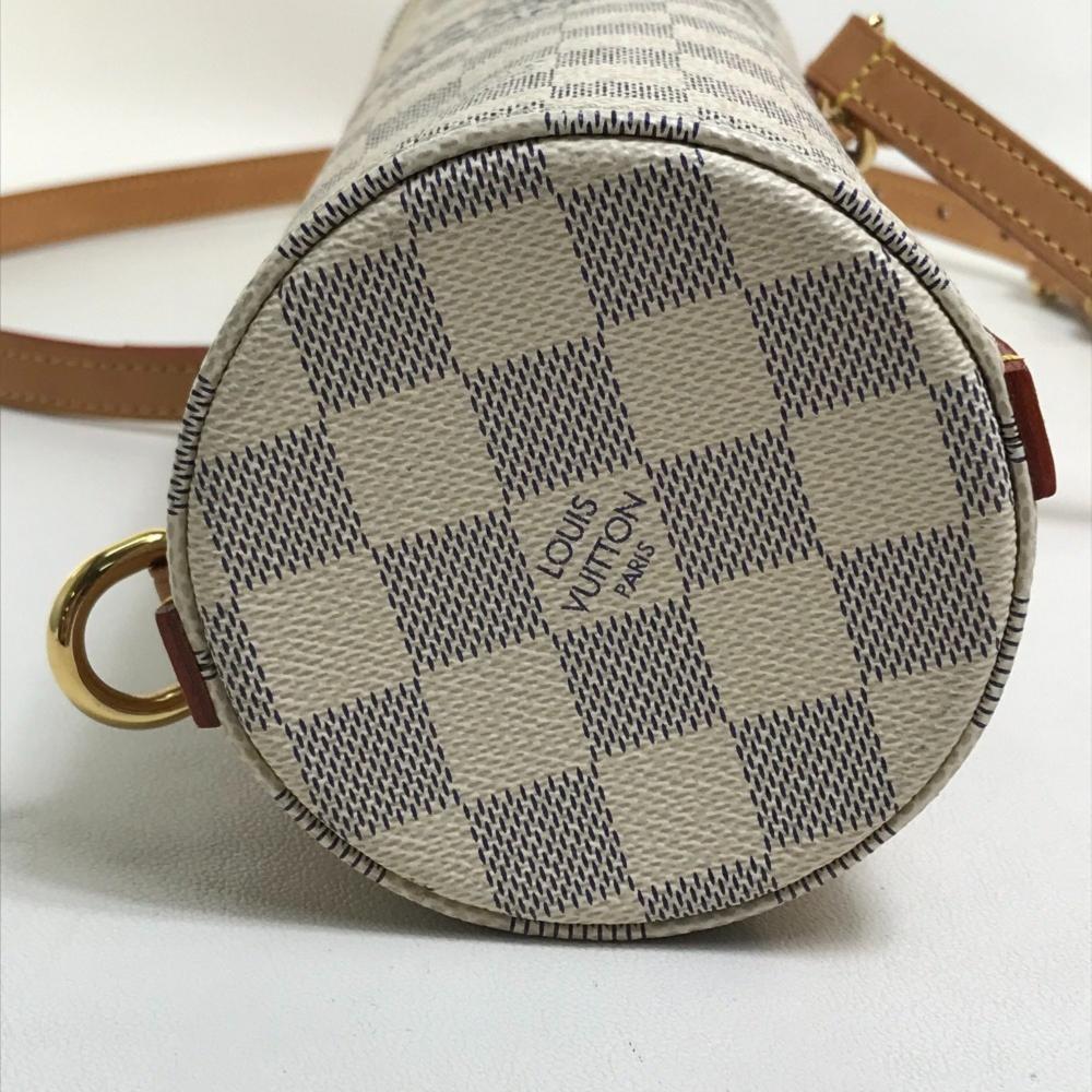 White Fabric Louis Vuitton Shoulder Bags