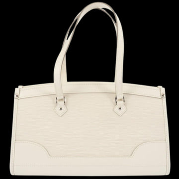 White Leather Louis Vuitton Madeleine