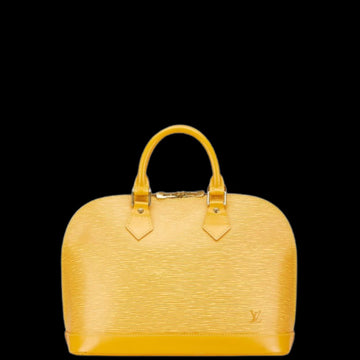 Yellow Leather Louis Vuitton Alma