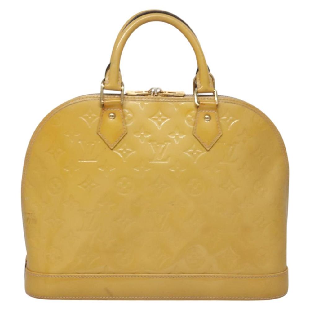 Yellow Leather Louis Vuitton Alma