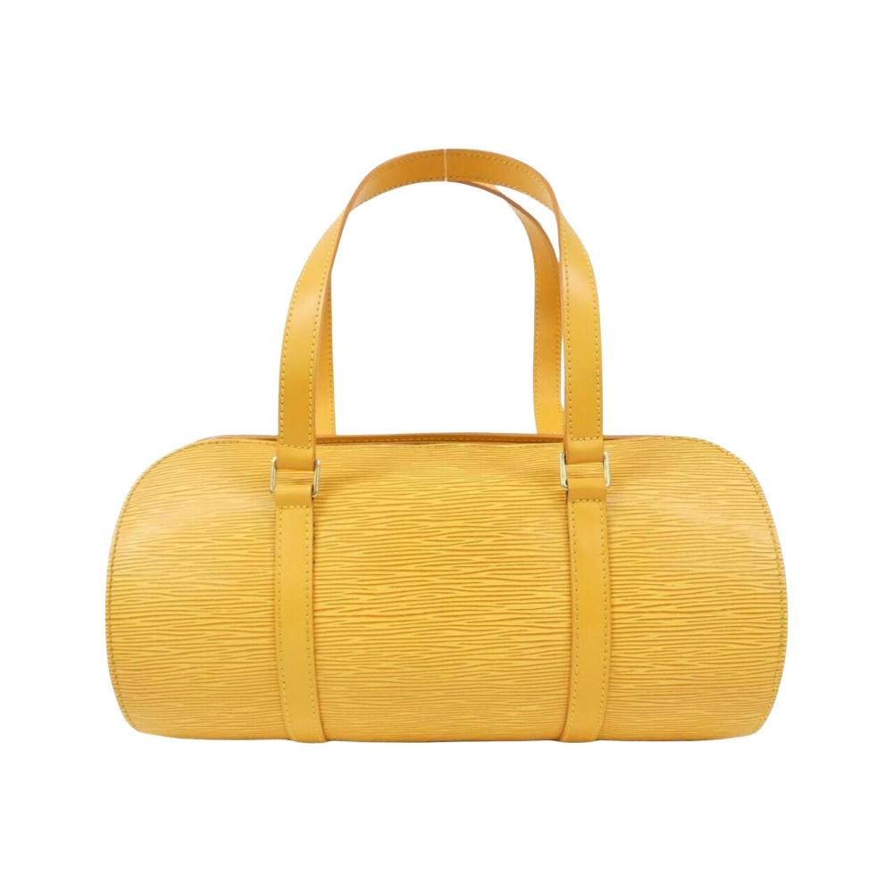 Yellow Leather Louis Vuitton Soufflot
