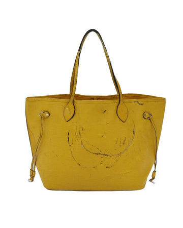 Yellow Leather Louis Vuitton Tote