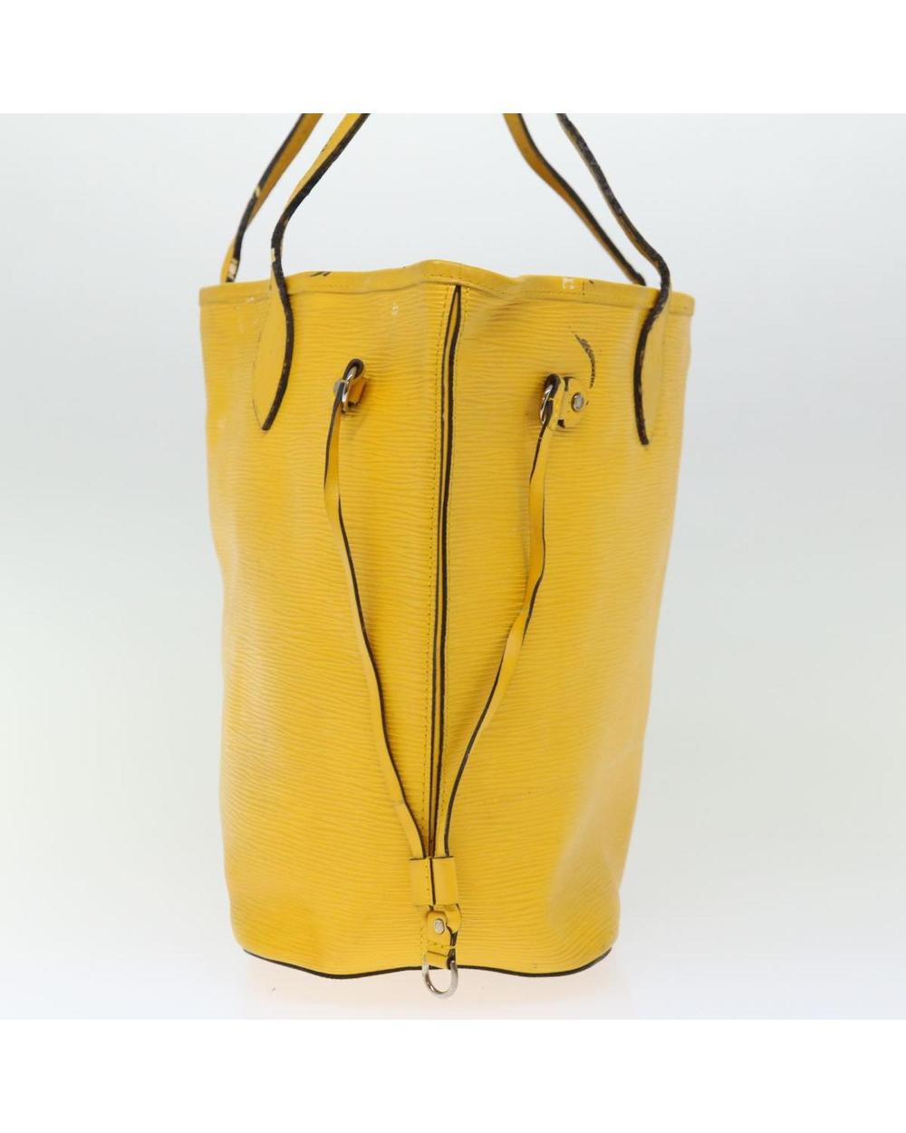 Yellow Leather Louis Vuitton Tote
