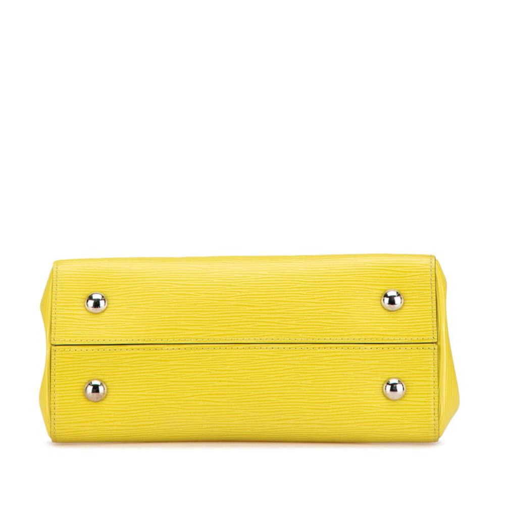 Yellow Leather Louis Vuitton Tote