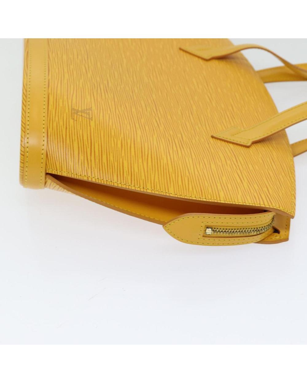 Yellow Leather Louis Vuitton Saint Jacques