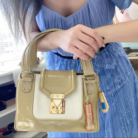 LOUIS VUITTON vintage patent mini bag TWS