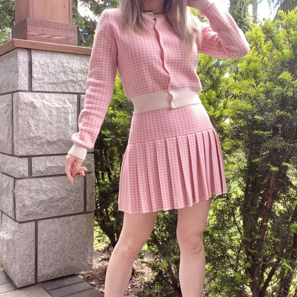 Miu Miu 100% virgin wool cardigan set