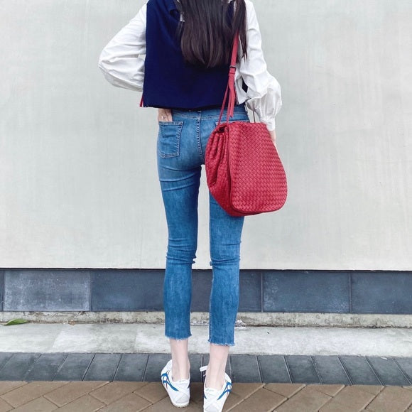 BOTTEGA VENETA Red Kappa leather Shoulder bag